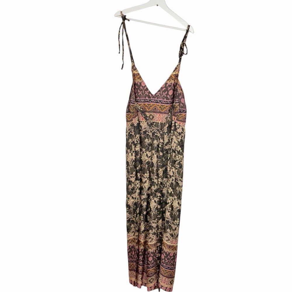 Free People Wide Leg Jumpsuit Brown Multicolor - Picture 8 of 13
